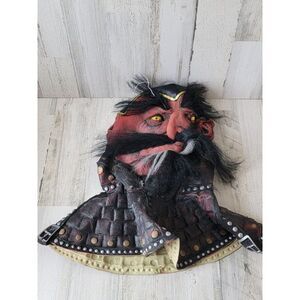 Mario chiodo studios 2004 devil mask rubber red face hair Halloween costume scar
